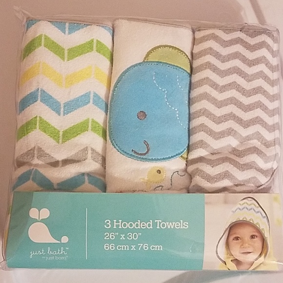 Other - 3 Hooded Towels.